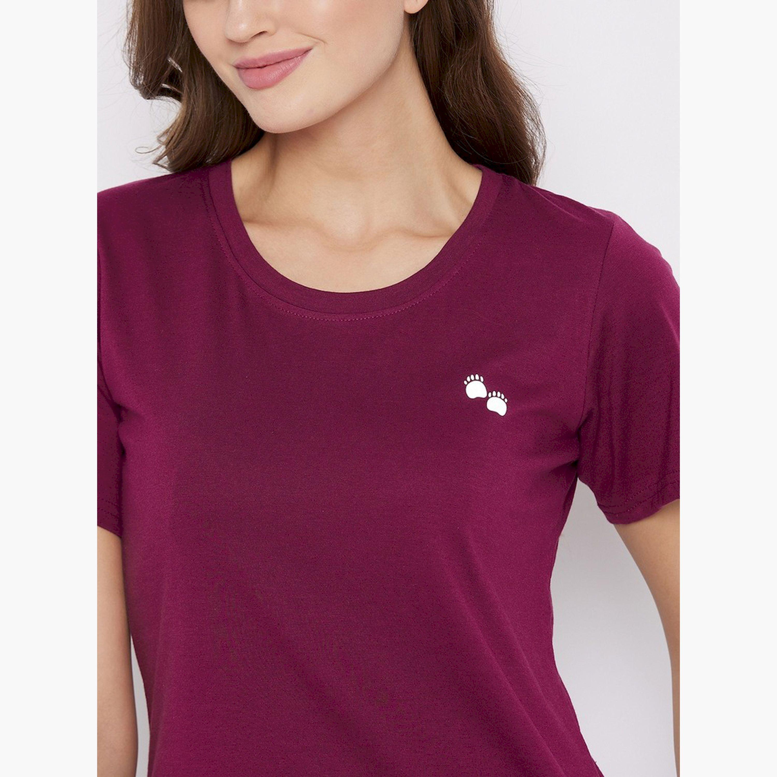 Take Two Women Purple Knitted Short Sleeve T-Shirt-women-clothing-tshirts-image-6
