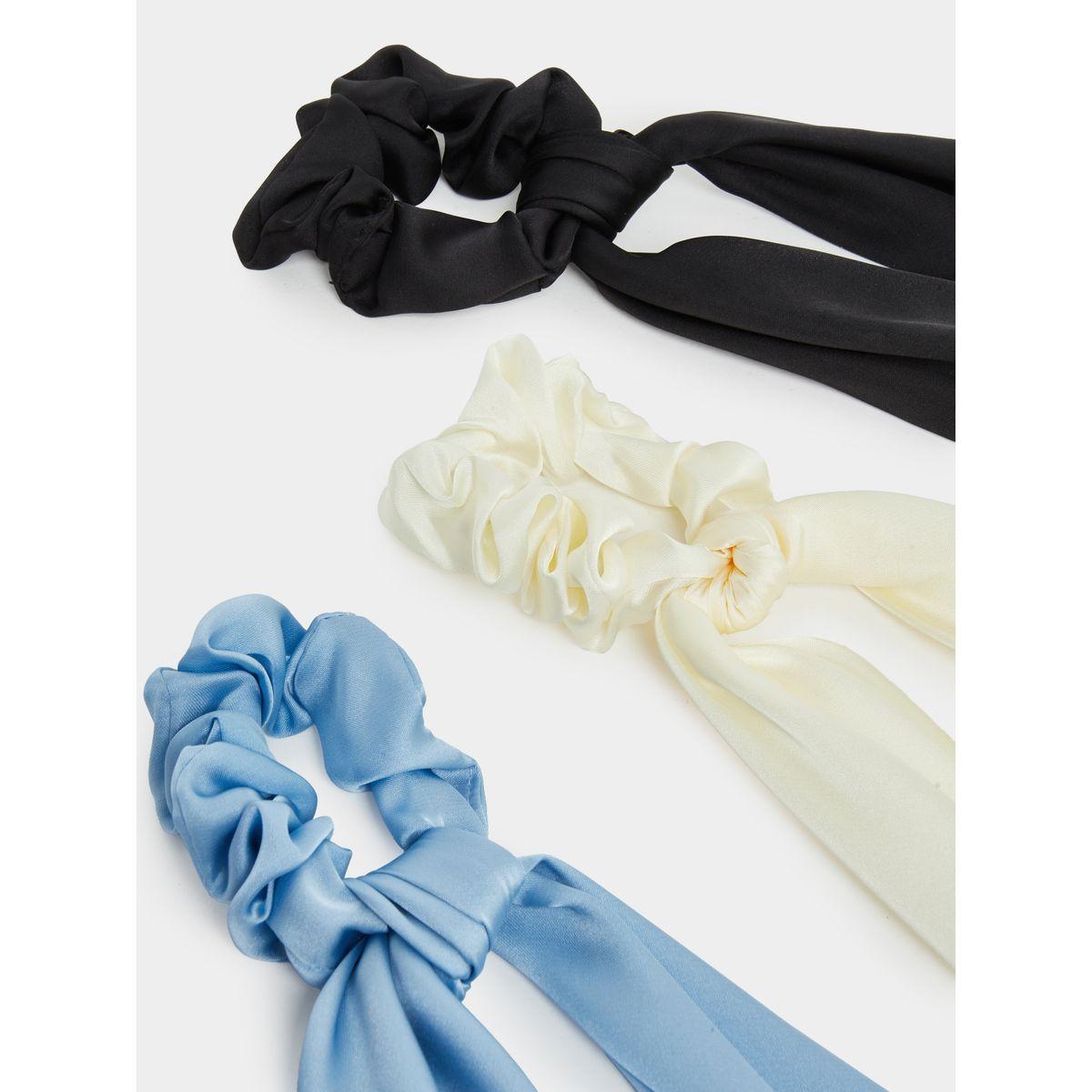 Styli Set of 3 - Ribbon Hair Tie-women-hairaccessories-image-2