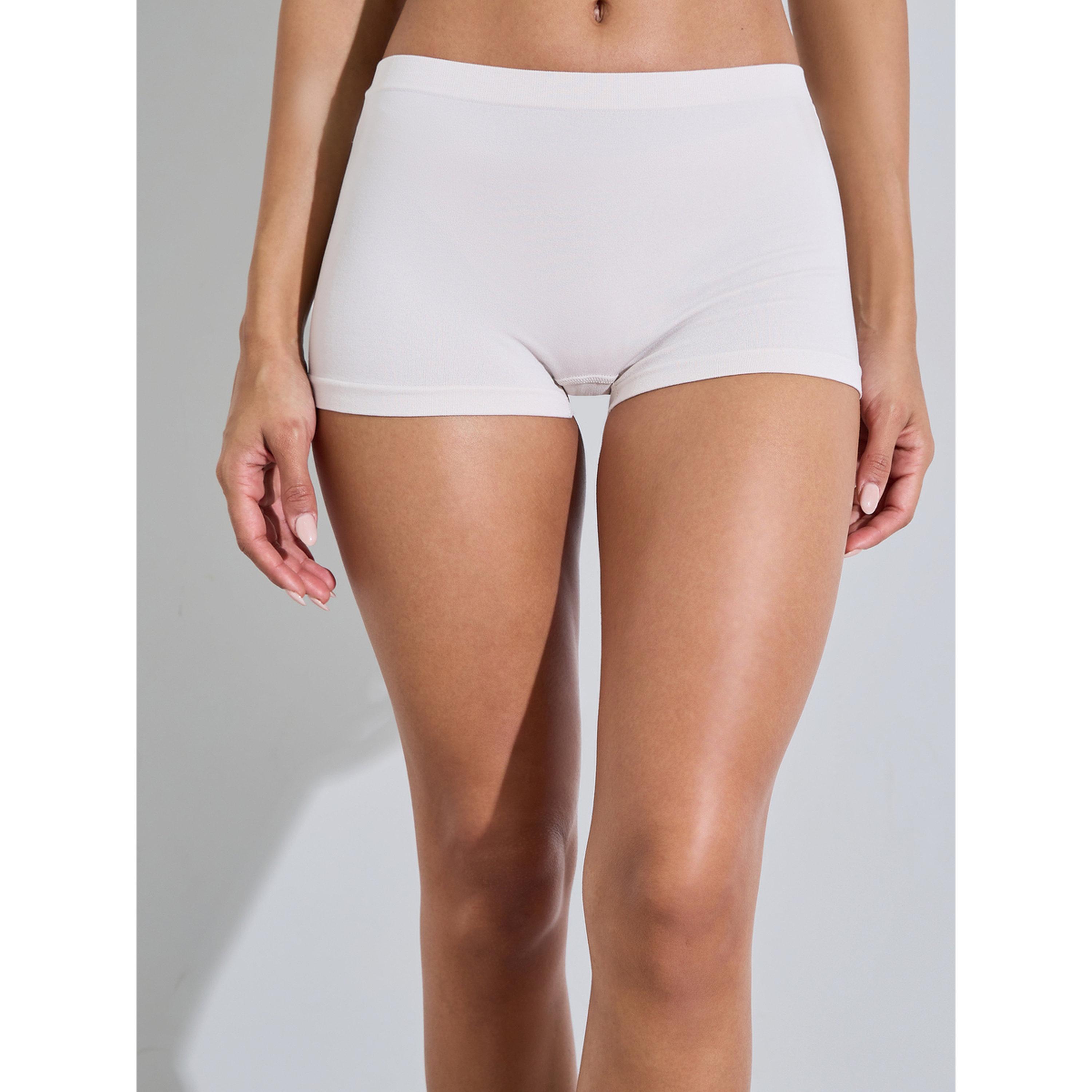 عبوة من 3 قطع - شورت بوي شورت قطن سادة-women-clothing-lingerie-panties-image-3