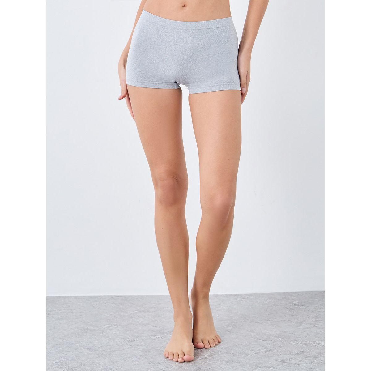 Styli Pack of 3 - Solid Cotton Boyshorts-women-clothing-lingerie-panties-image-7
