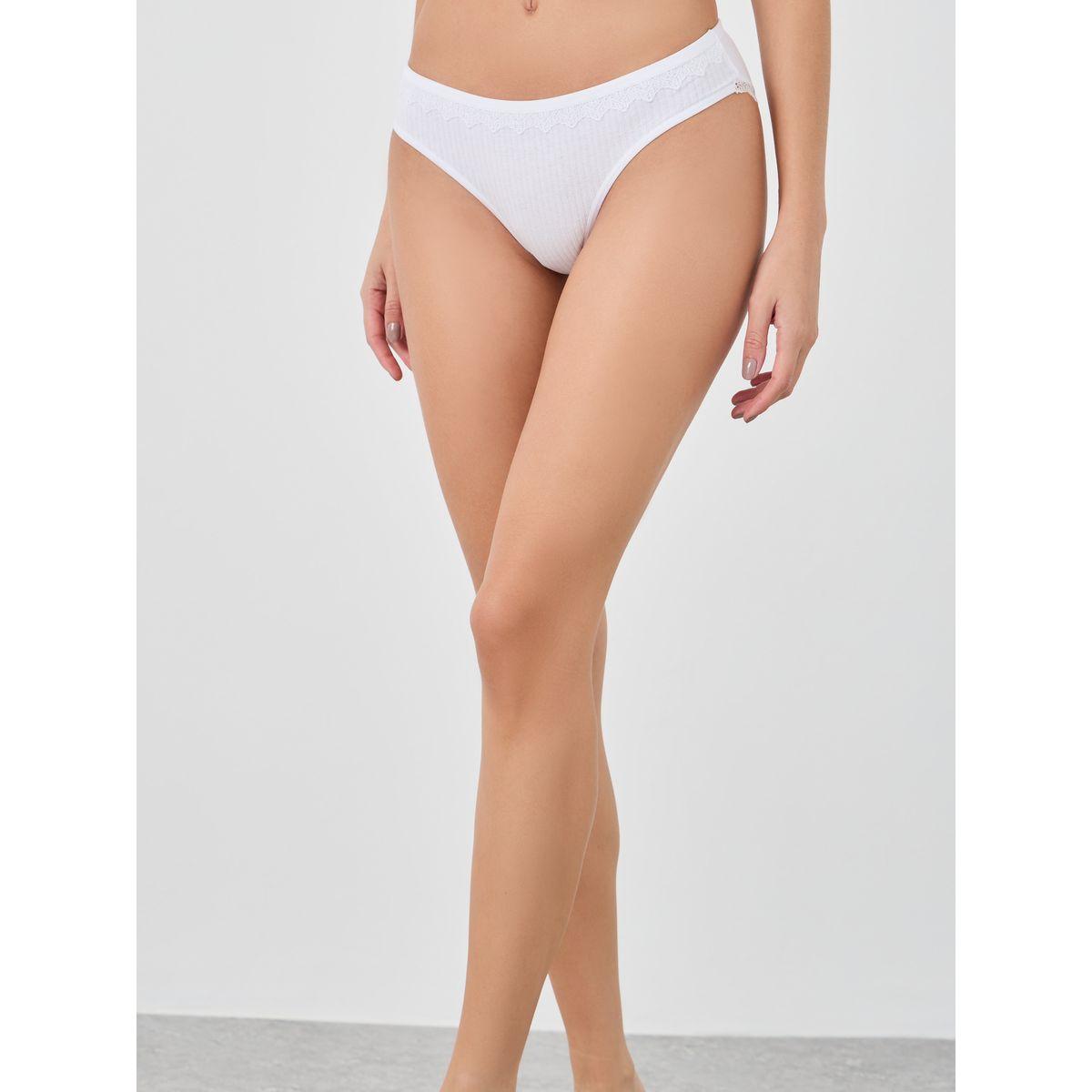 مجموعة من 4 سراويل داخلية بكيني بتفاصيل دانتيل-women-clothing-lingerie-panties-image-7