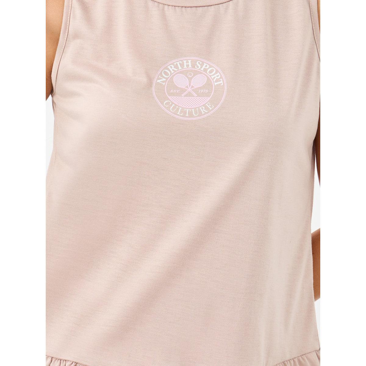 Styli Ruffle Hem Graphic Tank and Striped Shorts Set-women-clothing-nightwear-pyjamas-shortsets-image-3
