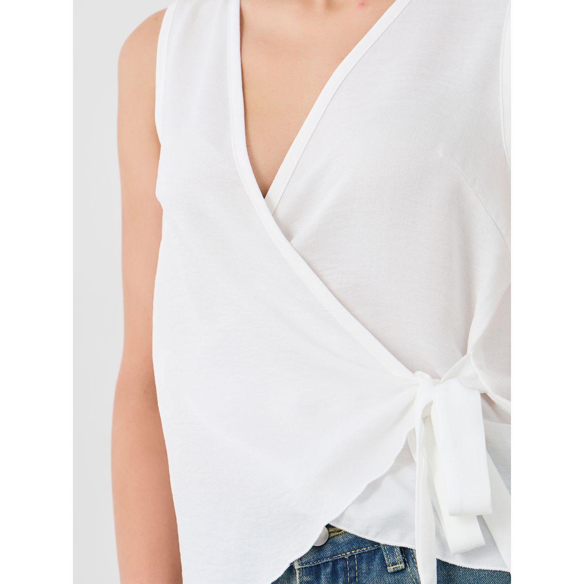 Styli Solid V-Neck Sleeveless Wrap Top-women-clothing-shirtsandblouses-blouses-image-4