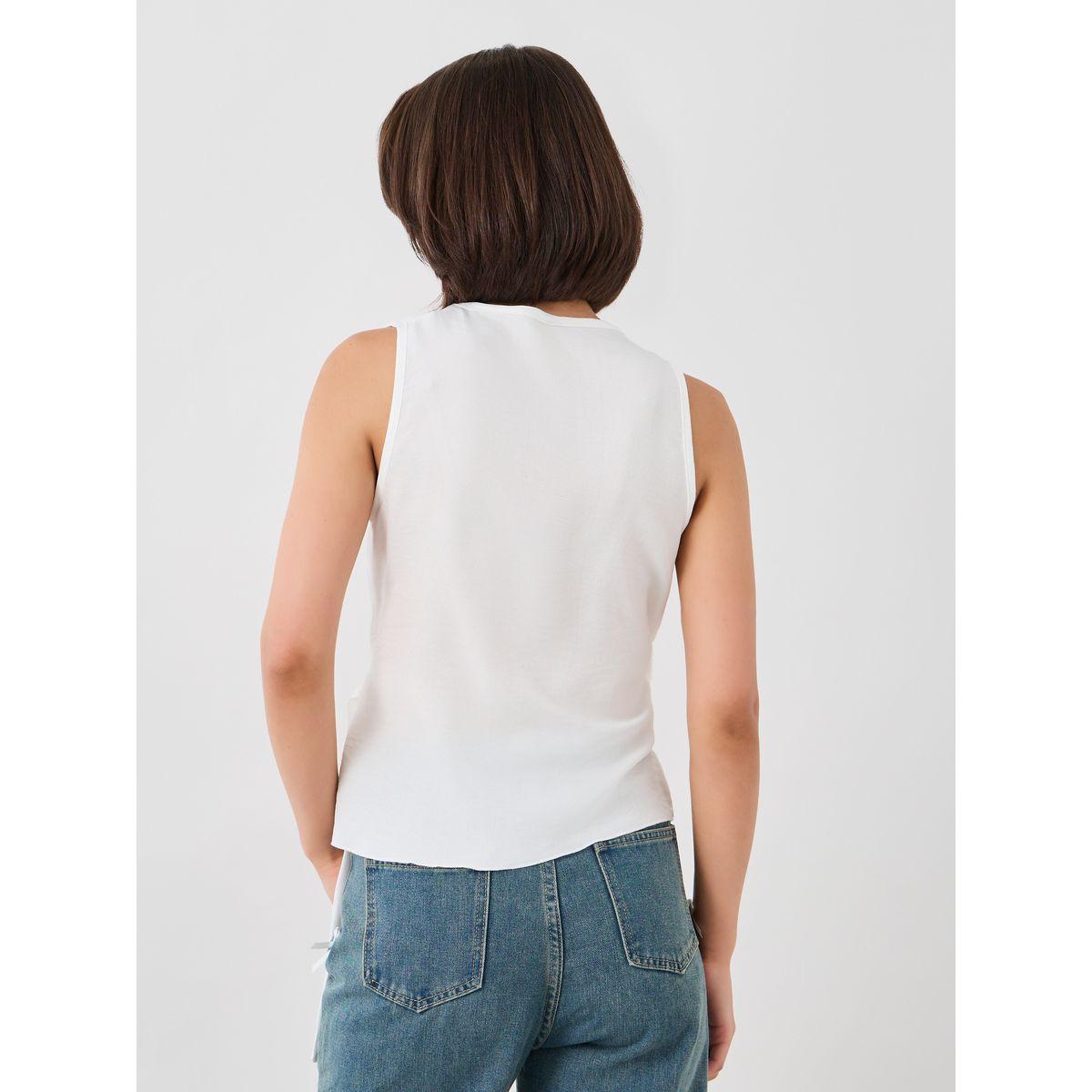 Styli Solid V-Neck Sleeveless Wrap Top-women-clothing-shirtsandblouses-blouses-image-5