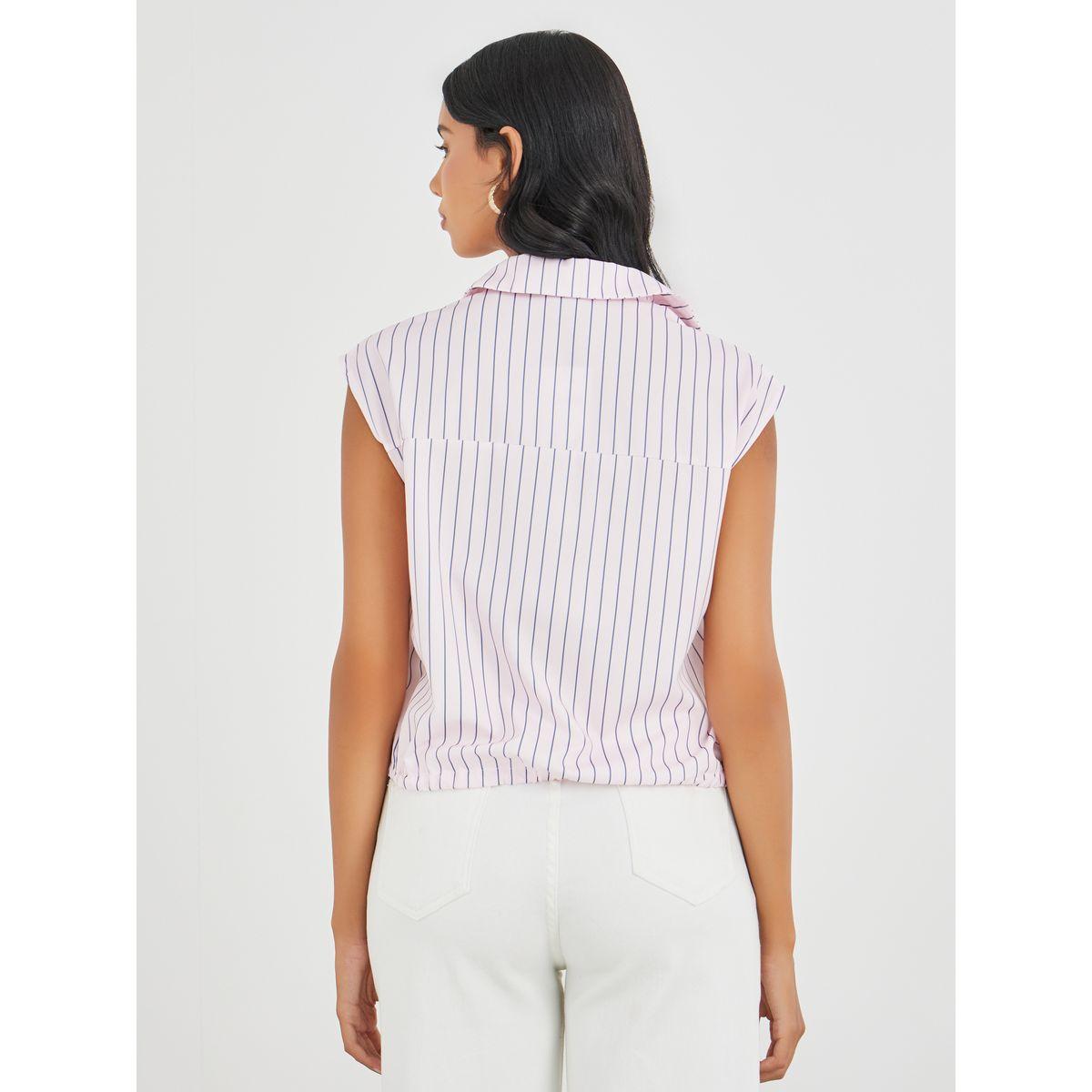 Styli Striped Sleeveless Buttoned Shirt-women-clothing-shirtsandblouses-shirts-image-5