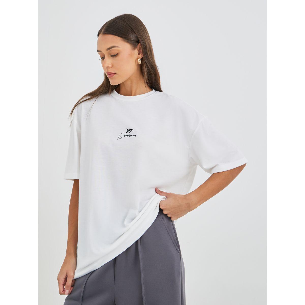 Styli Embroidered Round Neck Oversized T-Shirt-women-clothing-tshirts-image-3