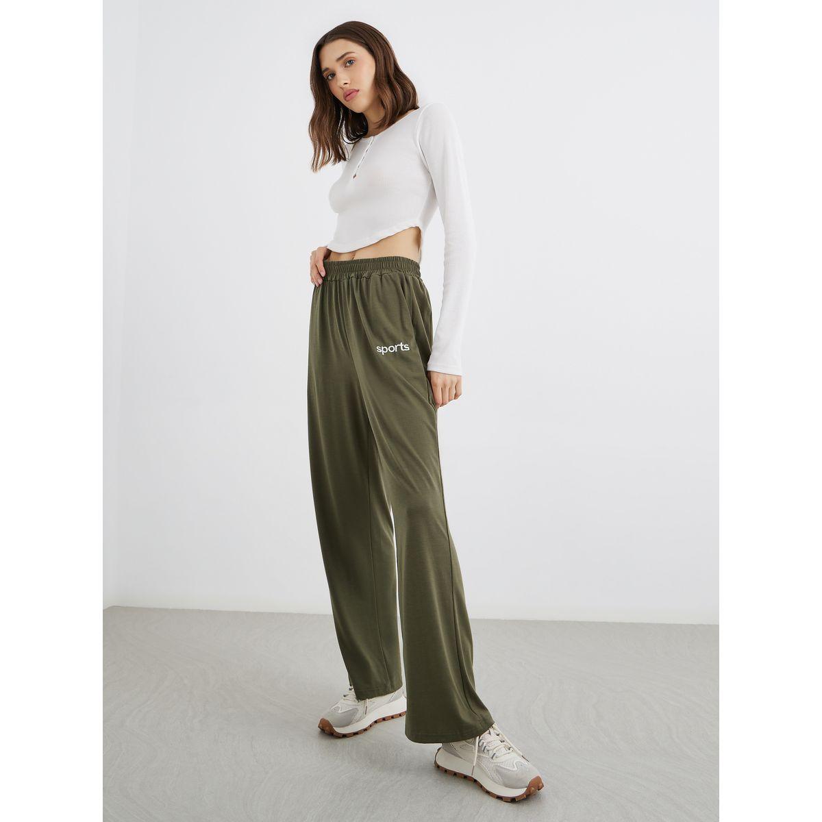 Styli Embroidered Detail Relaxed Fit Joggers-women-clothing-bottoms-joggers-image-1