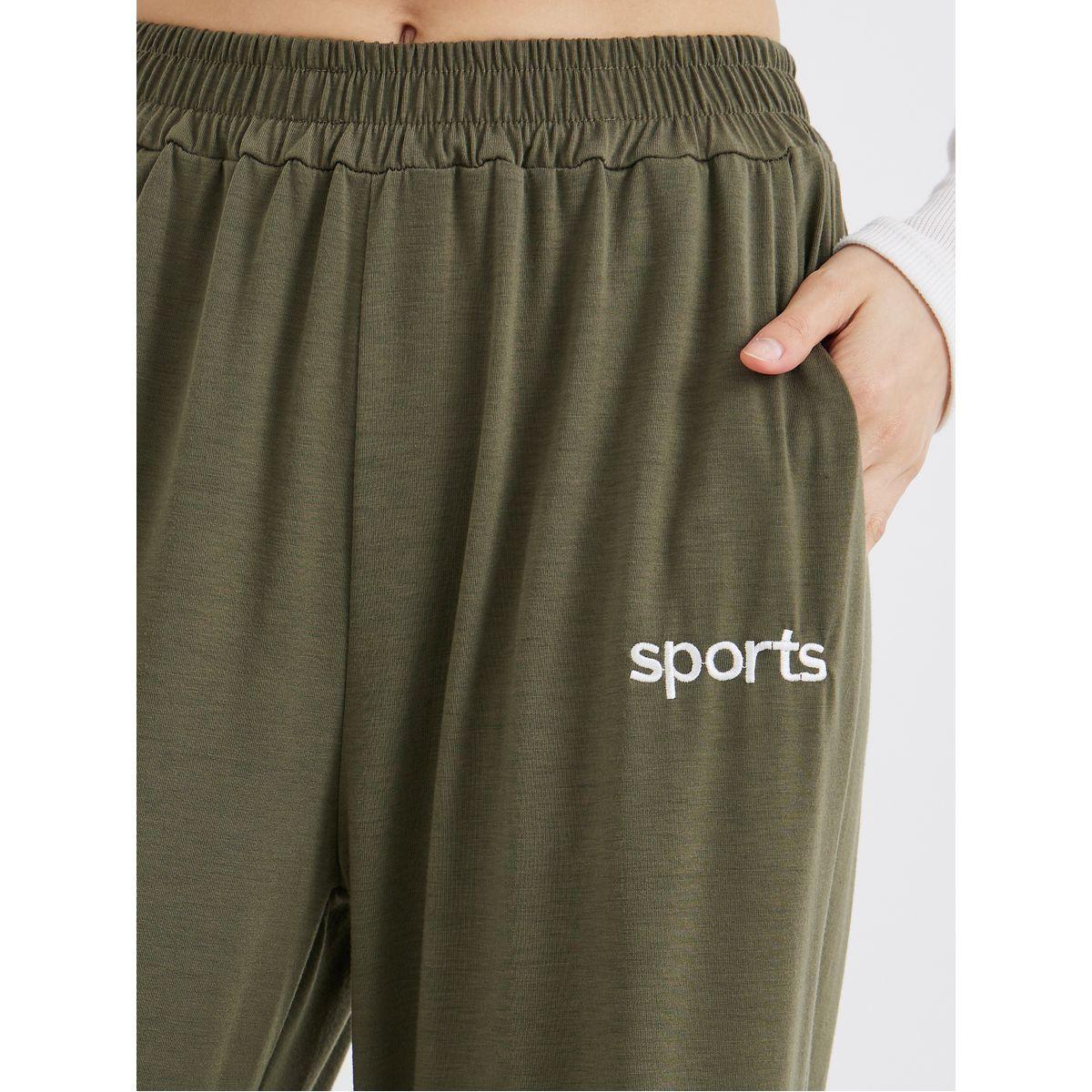 Styli Embroidered Detail Relaxed Fit Joggers-women-clothing-bottoms-joggers-image-3