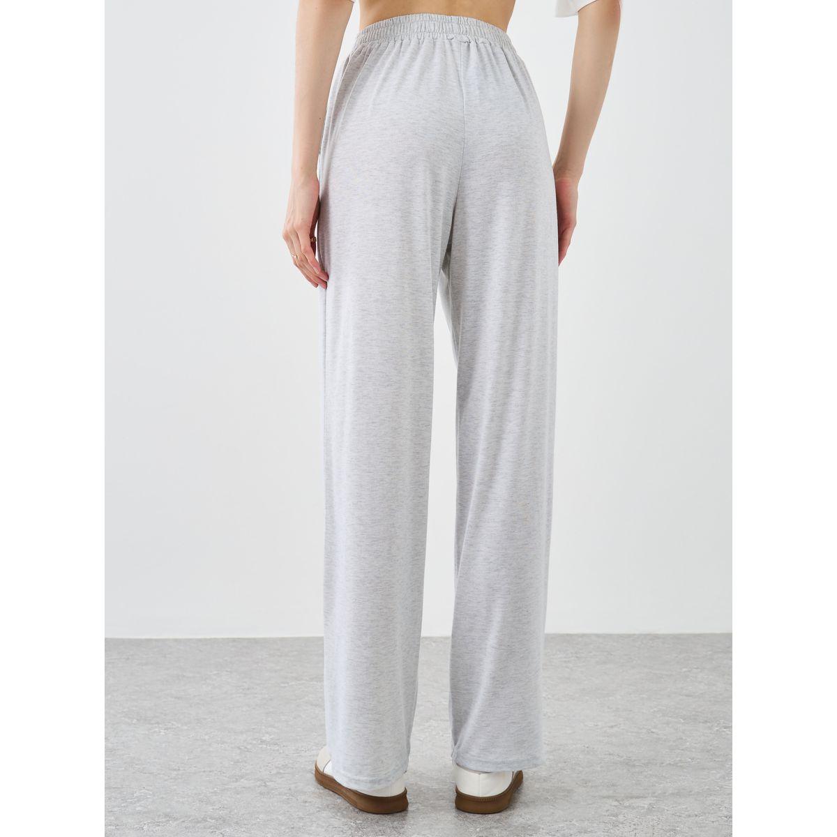 جوغر بقصة أرجل واسعة وطبعة كتابة-women-clothing-bottoms-joggers-image-5