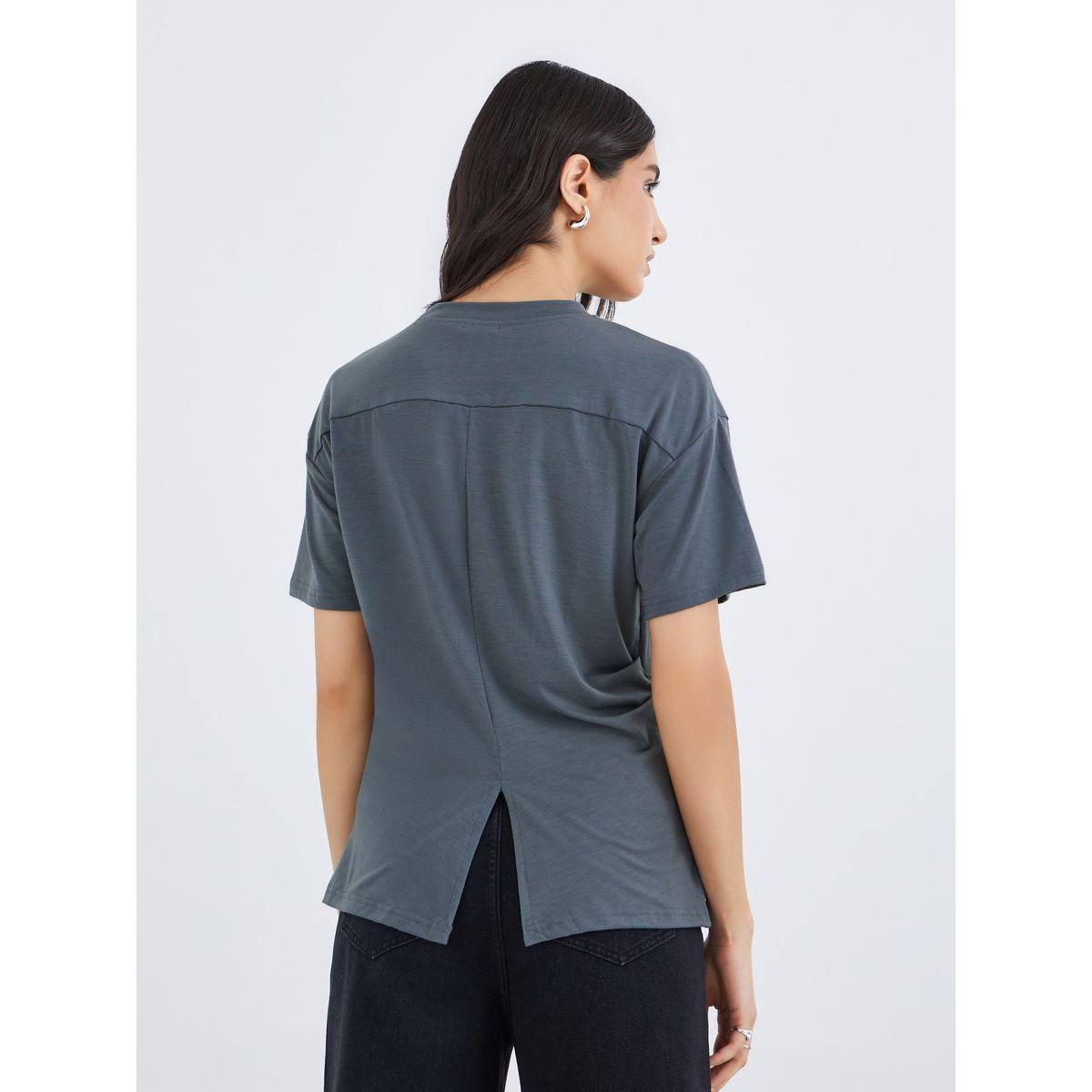 Styli Back Split Hem Detail Oversized T-Shirt-women-clothing-tshirts-image-4
