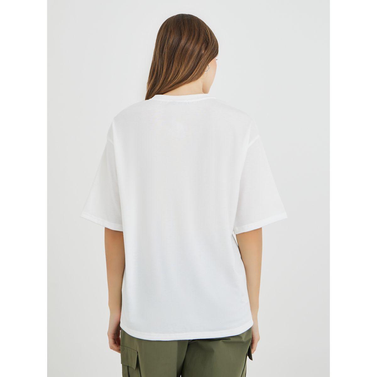 Styli Slogan Print Regular Fit T-Shirt-women-clothing-tshirts-image-4