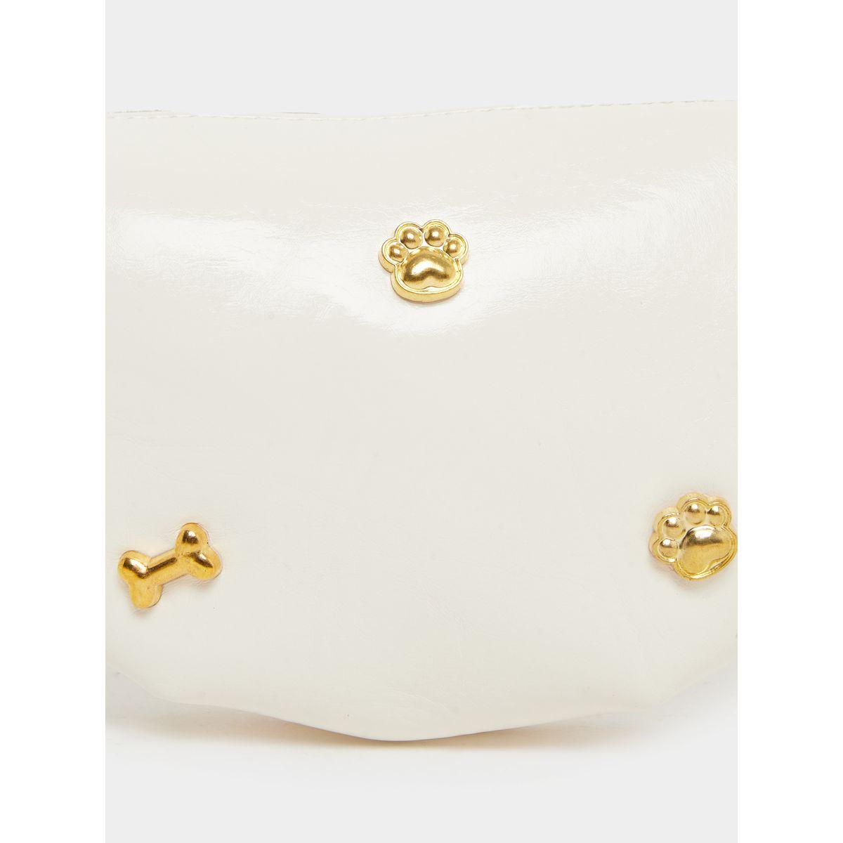 Styli Embellished Metal Shoulder Bag with Zip Closure-women-bagsandwallets-handbags-image-3