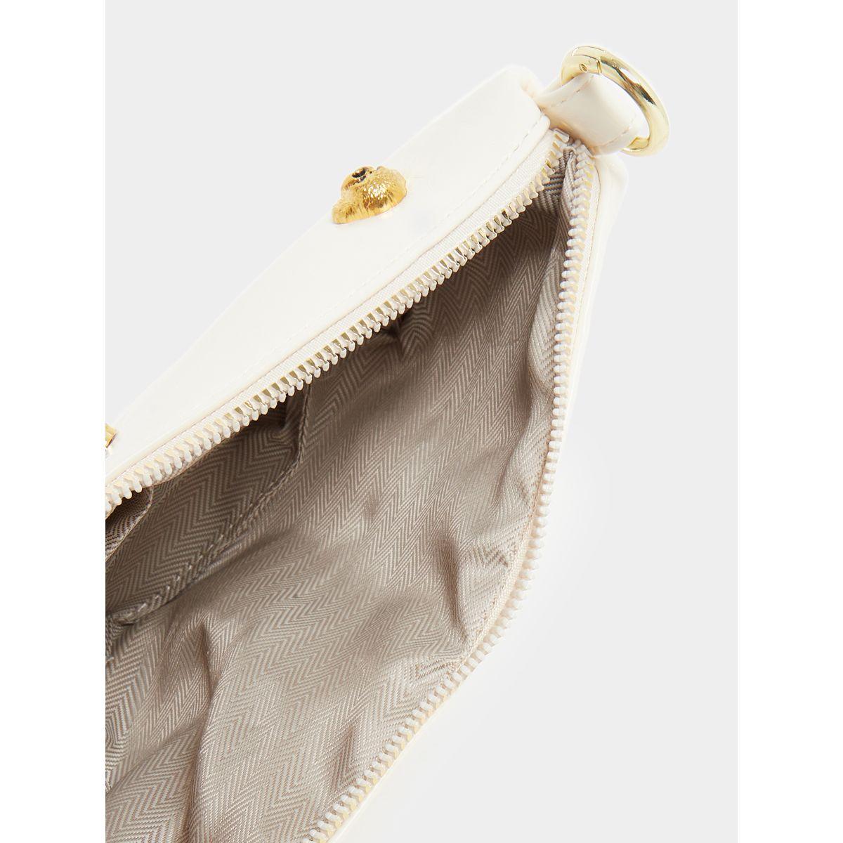 Styli Embellished Metal Shoulder Bag with Zip Closure-women-bagsandwallets-handbags-image-4