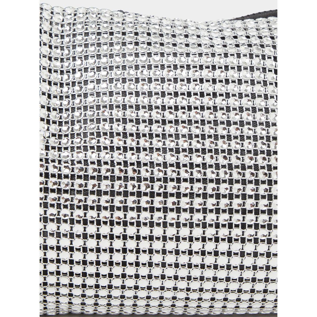 Styli Embellished Baguette Bag with Chain Handle-women-bagsandwallets-handbags-image-3