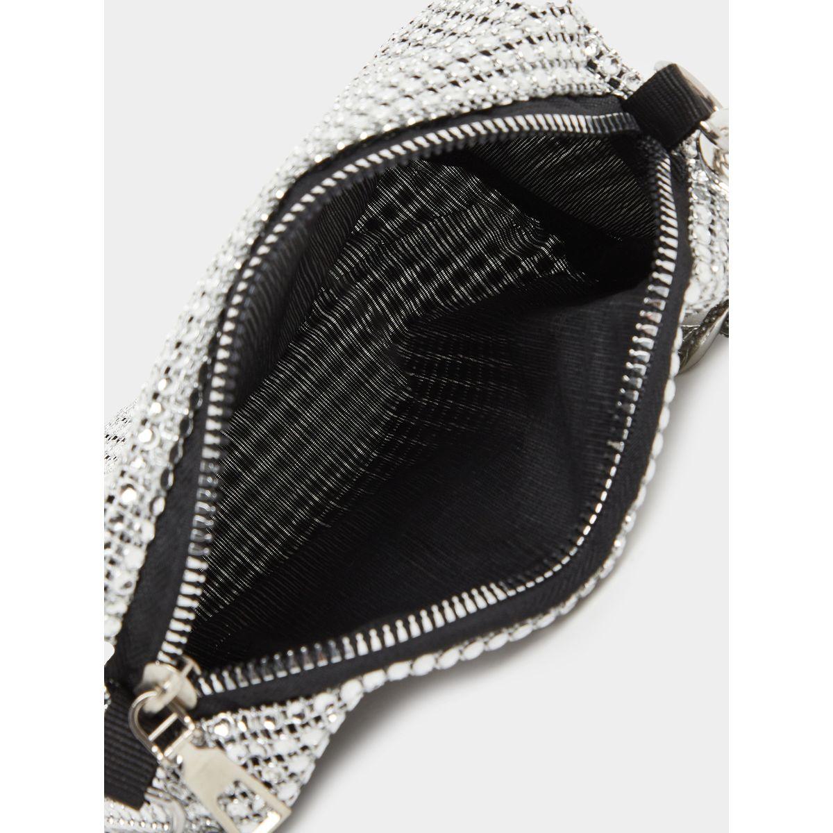 Styli Embellished Baguette Bag with Chain Handle-women-bagsandwallets-handbags-image-4