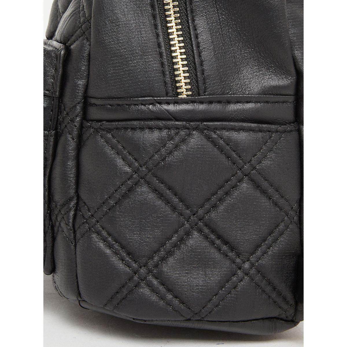 Styli Black Quilted Mini Backpack-women-bagsandwallets-backpacks-image-4