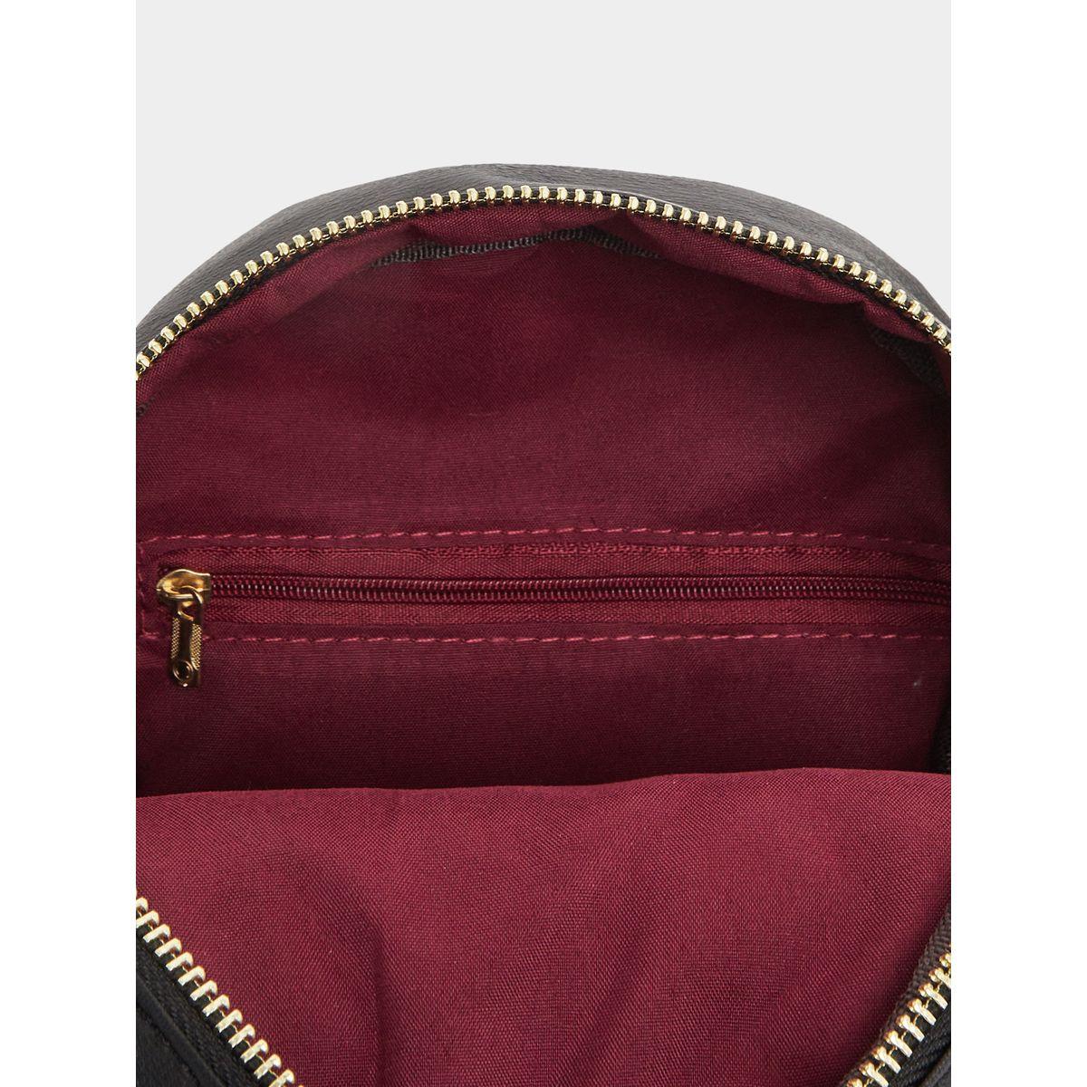 Styli Black Quilted Mini Backpack-women-bagsandwallets-backpacks-image-5
