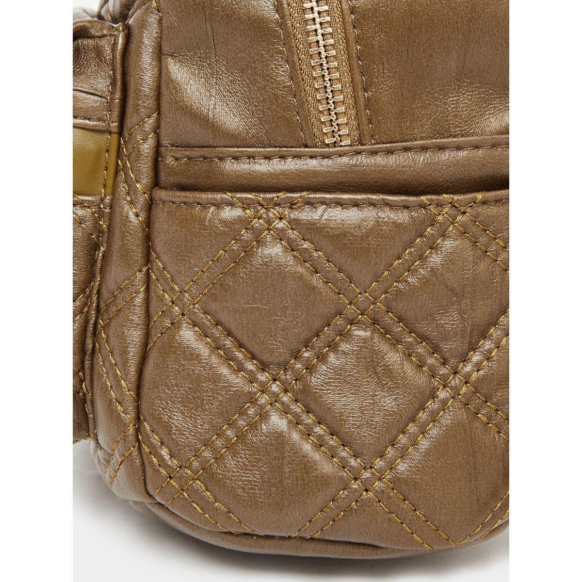 Styli Brown Quilted Mini Backpack-women-bagsandwallets-backpacks-image-3