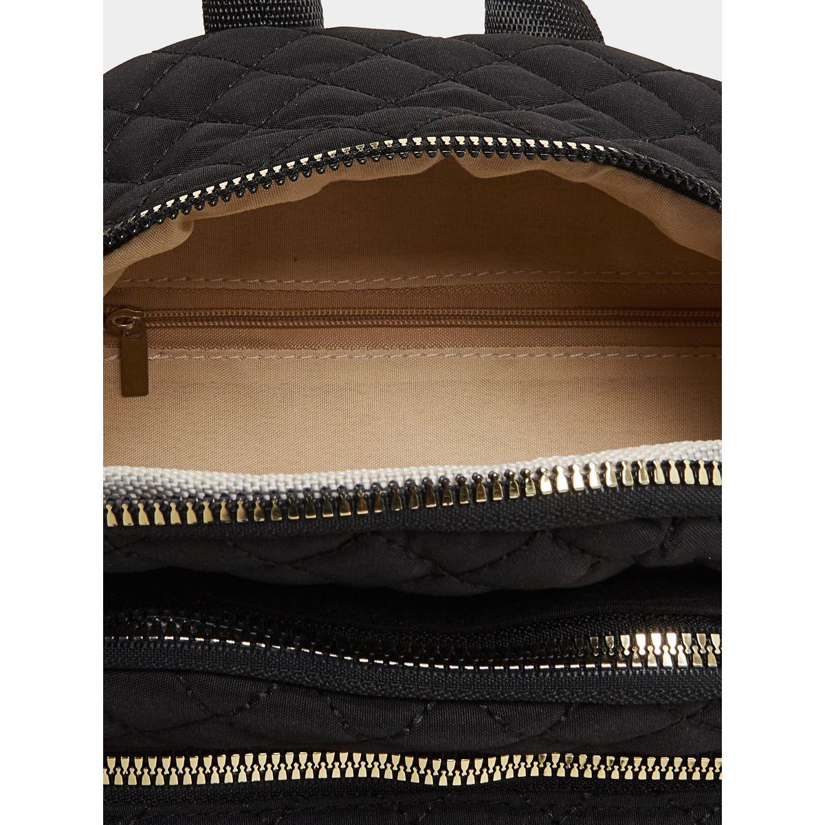 Styli Quilted Metal Patch Detail Backpack-women-bagsandwallets-backpacks-image-5