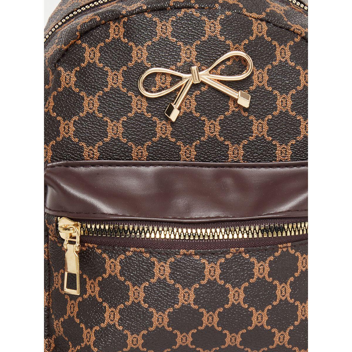 Styli Metal Ribbon Detail Printed Backpack-women-bagsandwallets-backpacks-image-3