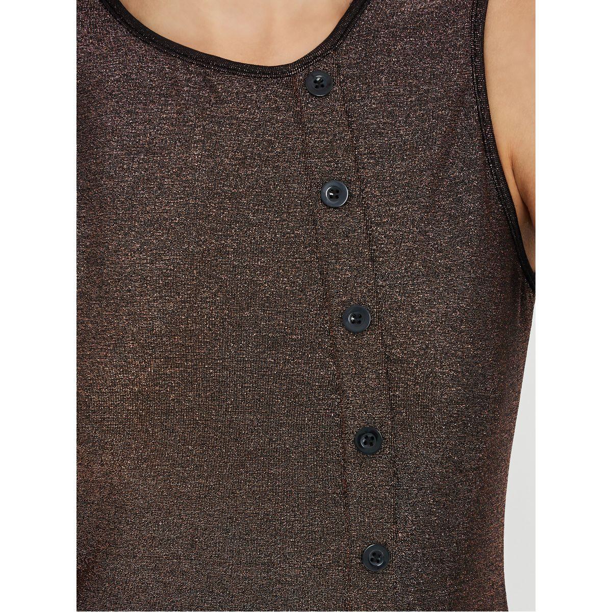 بلوزة بدون أكمام وتفاصيل بارزة الملمس-women-clothing-tshirts-image-3
