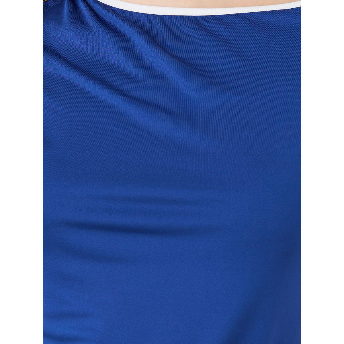 Styli Solid Contrast Trim Regular Fit T-Shirts-women-clothing-tshirts-image-3