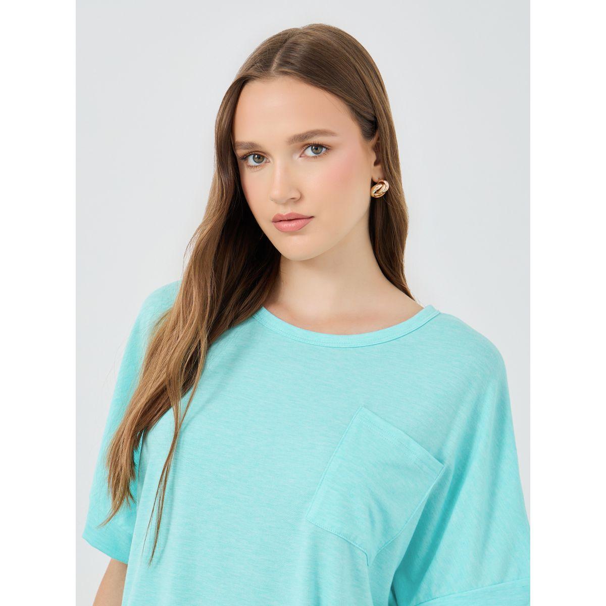 Styli Solid Round Neck Oversized T-Shirt-women-clothing-tshirts-image-3