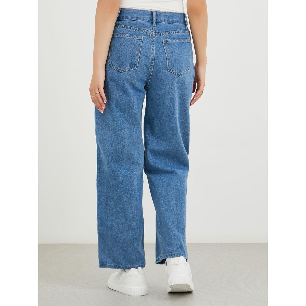 Styli Mid Rise Wide Leg Jeans-women-clothing-bottoms-jeans-image-4