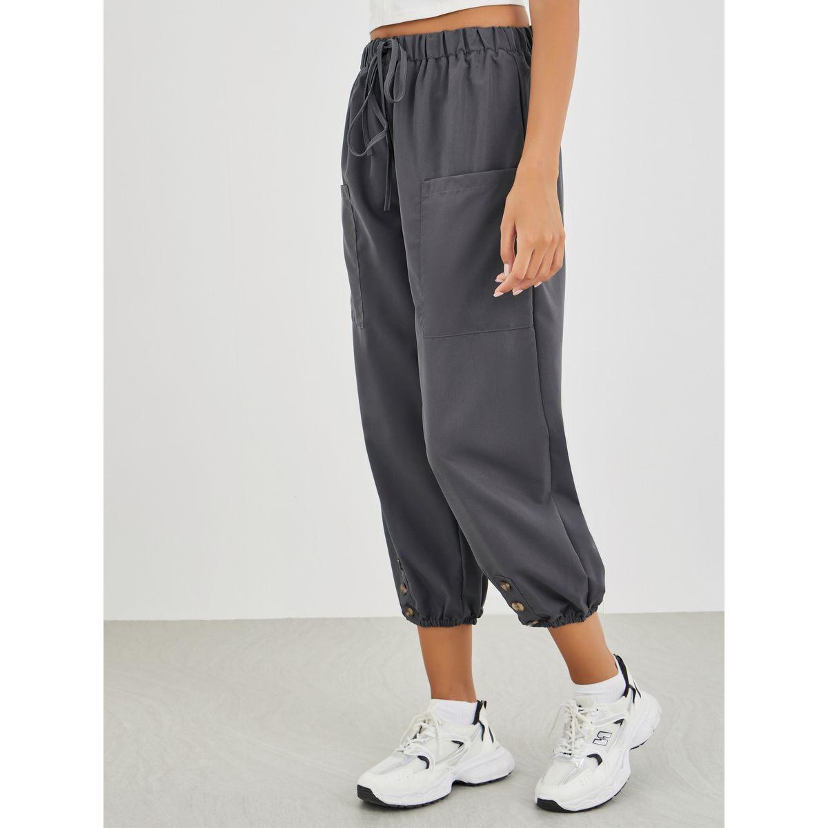 Styli Relaxed Fit Cropped Pants with Drawstring-women-clothing-bottoms-joggers-image-3