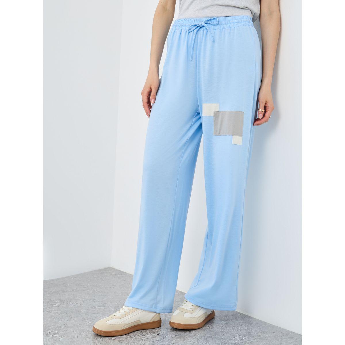 جوغر بأرجل واسعة مع أربطة-women-clothing-bottoms-joggers-image-2