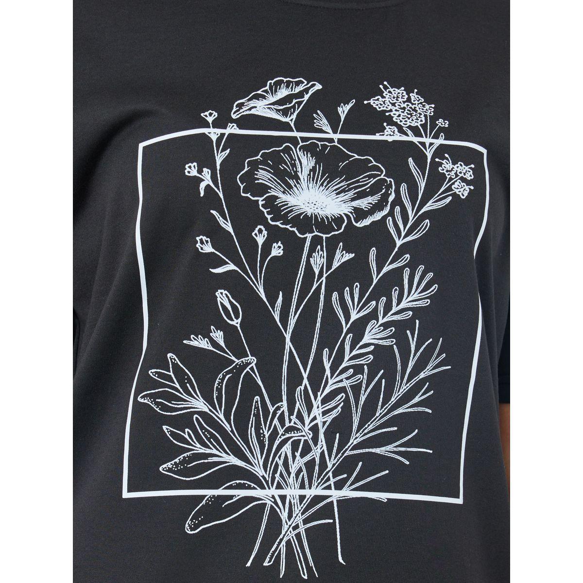 Styli Graphic Print Round Neck T-Shirt-women-clothing-tshirts-image-3