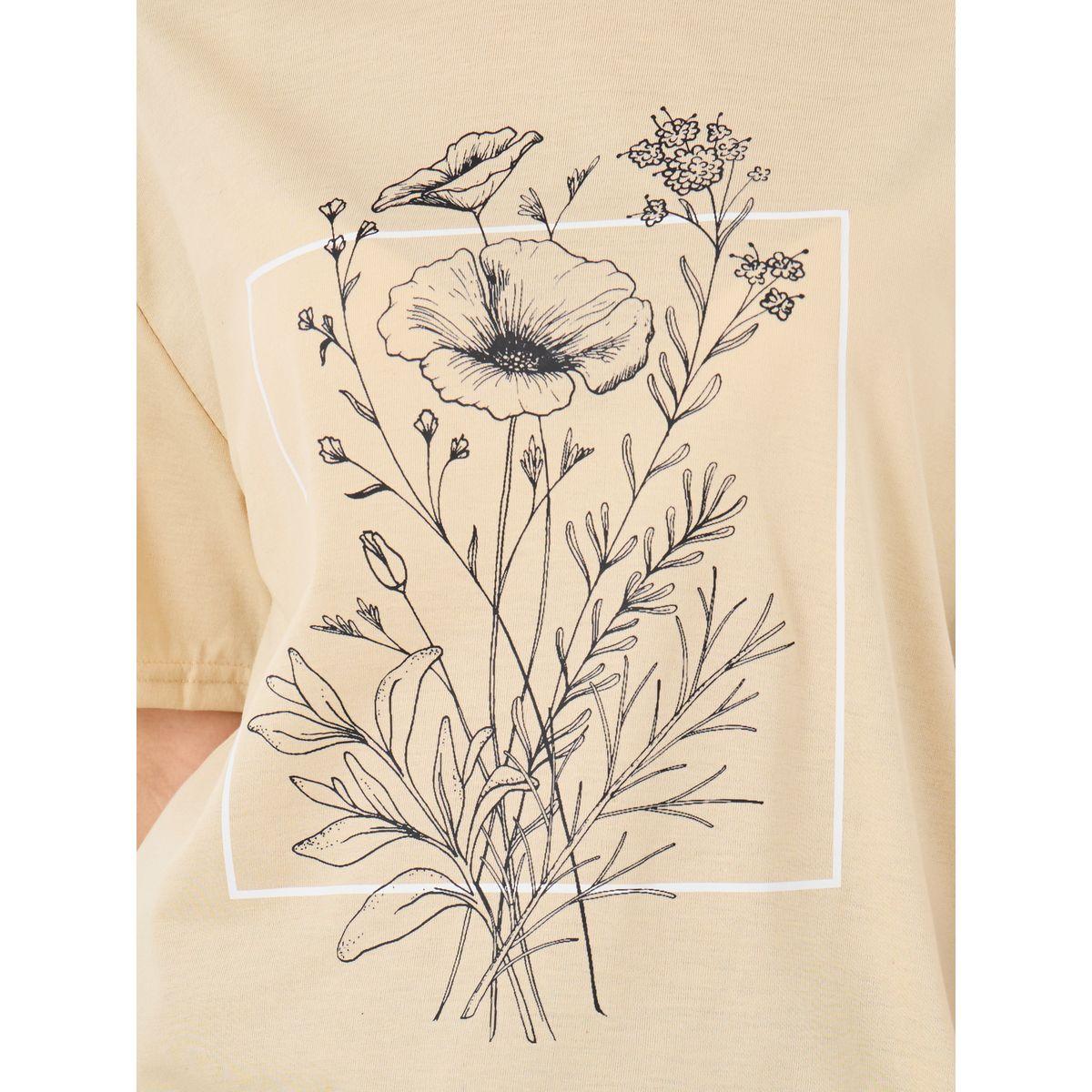 تيشيرت بطبعة جرافيك وياقة دائرية-women-clothing-tshirts-image-3