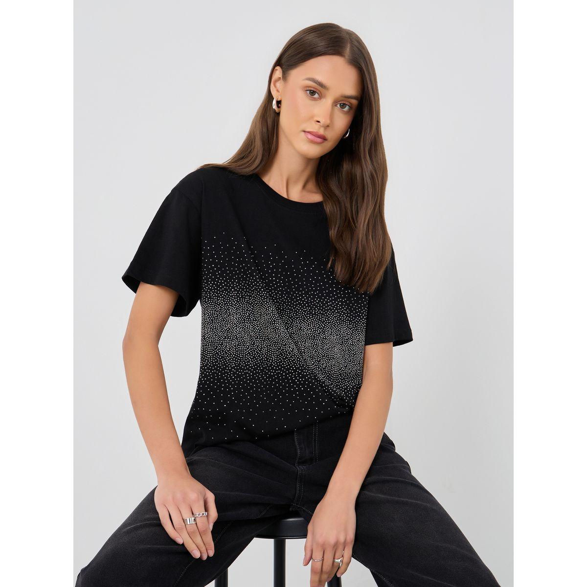 Styli Embellished Short Sleeve Oversized T-Shirt-women-clothing-tshirts-image-1