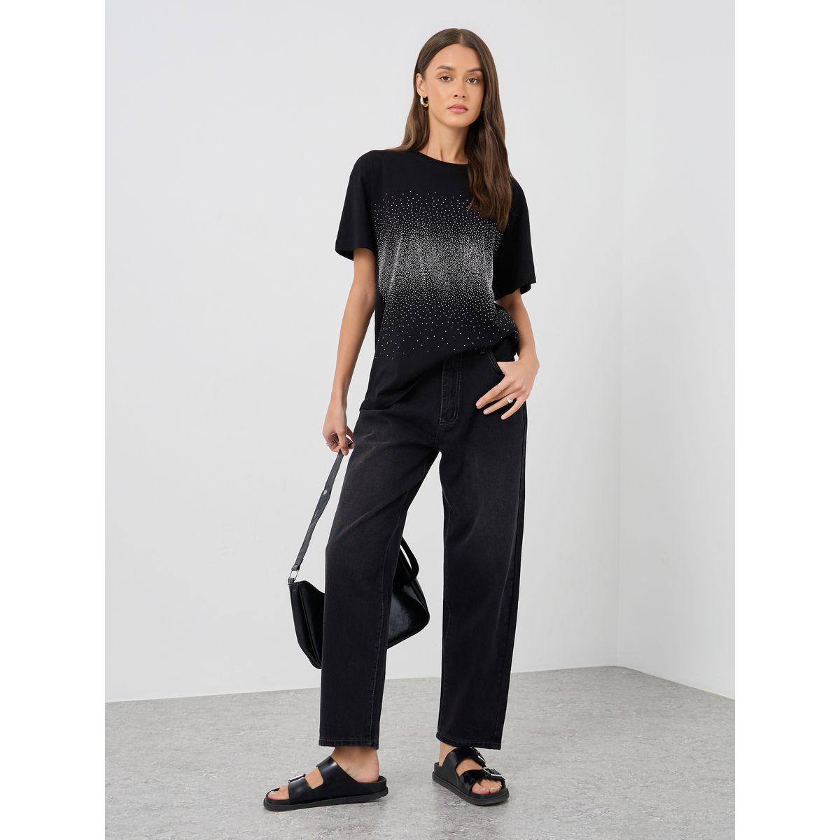 Styli Embellished Short Sleeve Oversized T-Shirt-women-clothing-tshirts-image-2