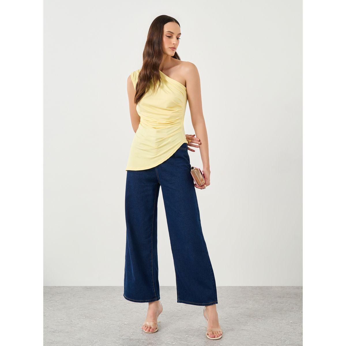 بلوزة بتفاصيل ياقة غير متماثلة-women-clothing-shirtsandblouses-blouses-image-2