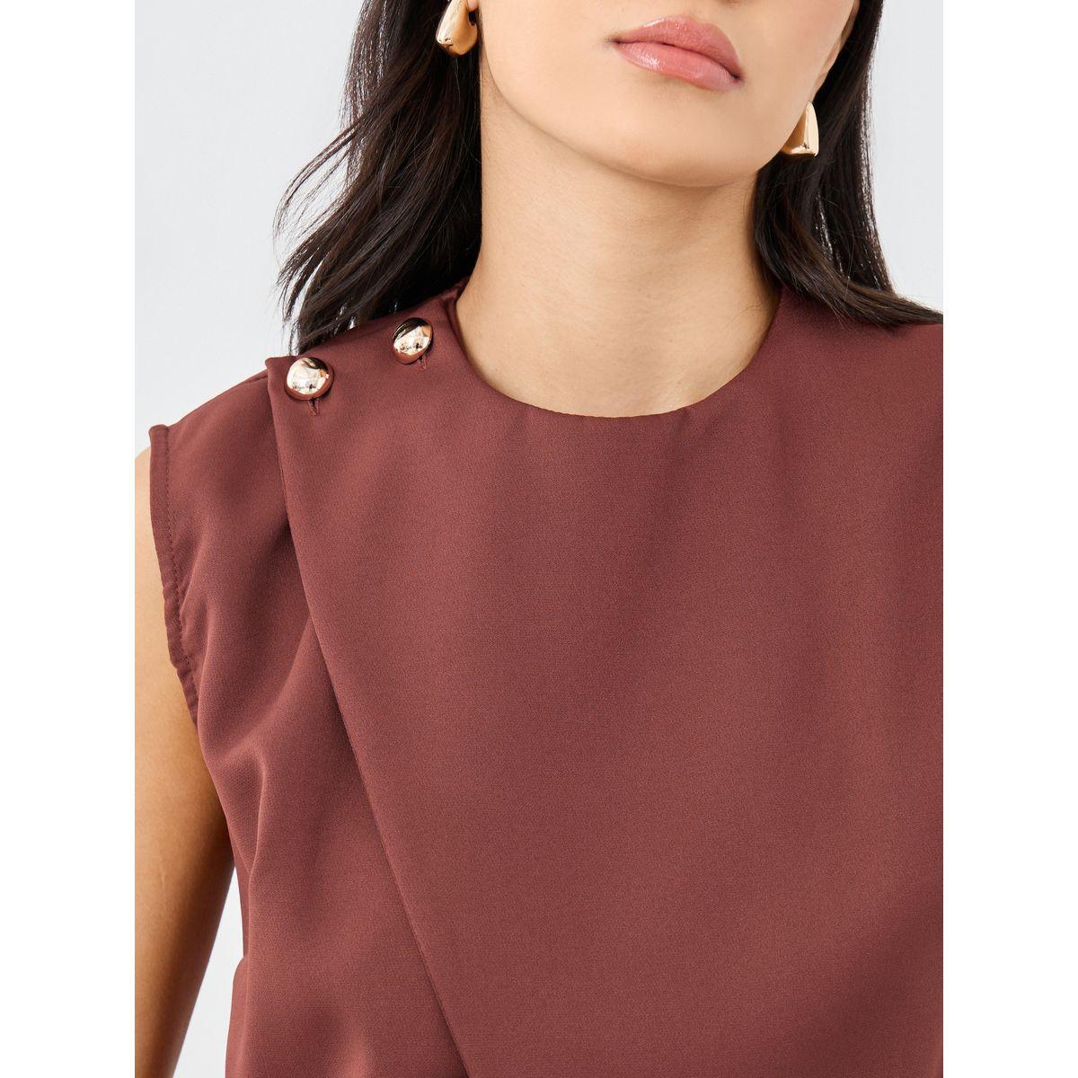 جيليه سادة بحافة غير متماثلة الطول-women-clothing-coatsandjackets-waistcoats-image-4