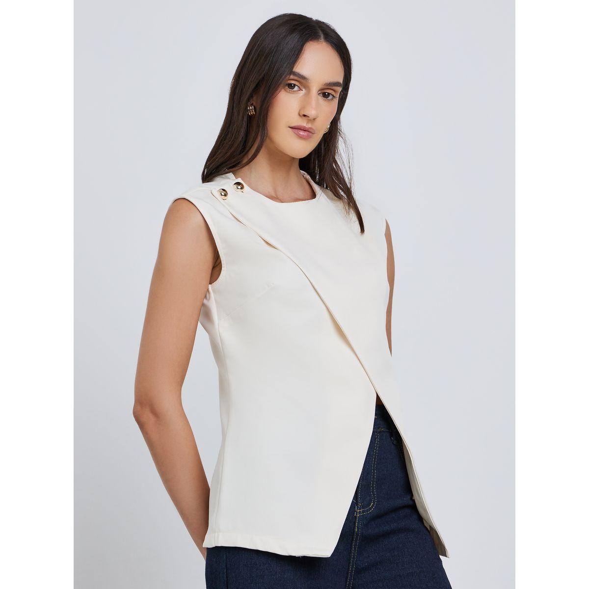 معطف سادة بحافة غير متماثلة-women-clothing-coatsandjackets-waistcoats-image-1