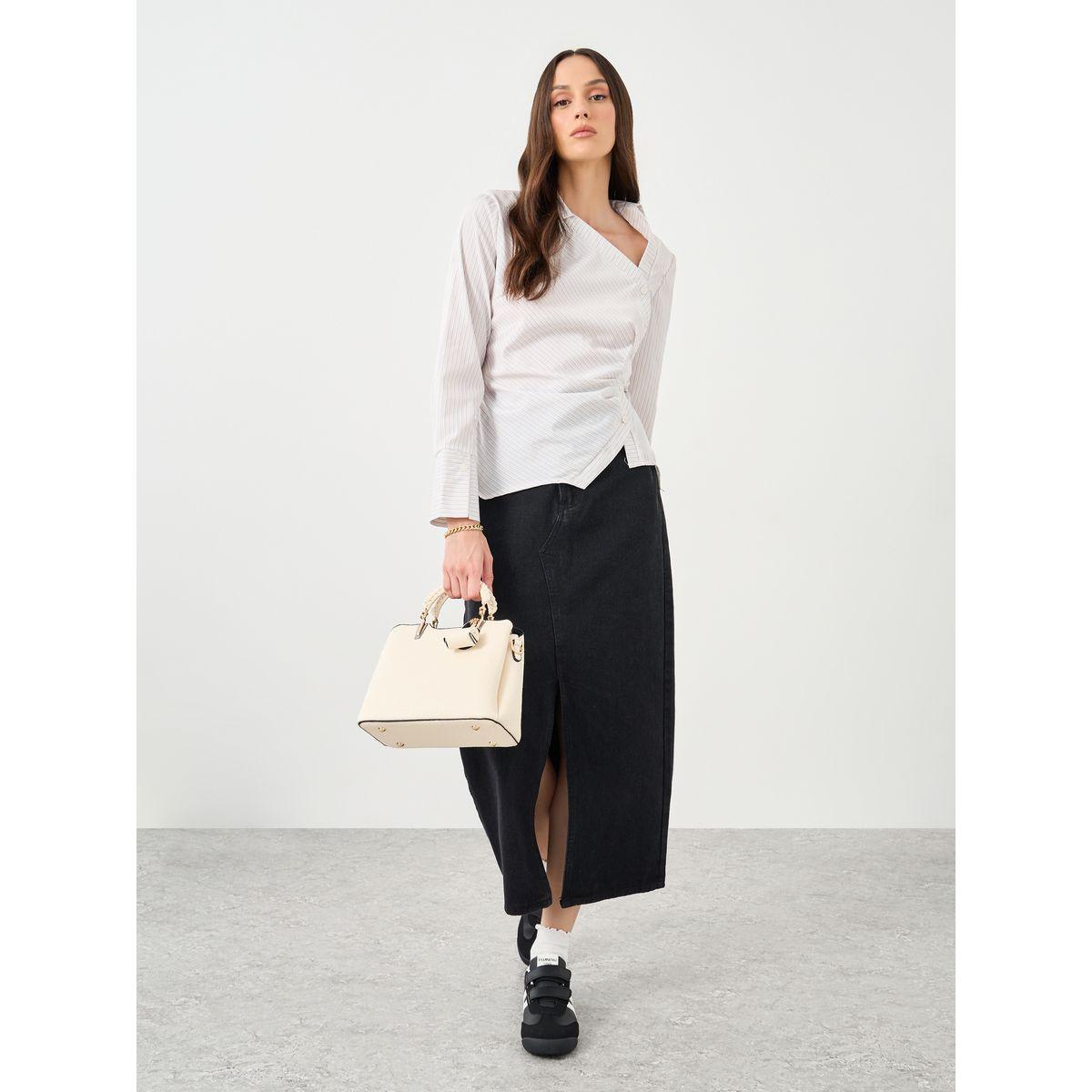 بلوزة مخططة بياقة غير متماثلة-women-clothing-shirtsandblouses-shirts-image-3