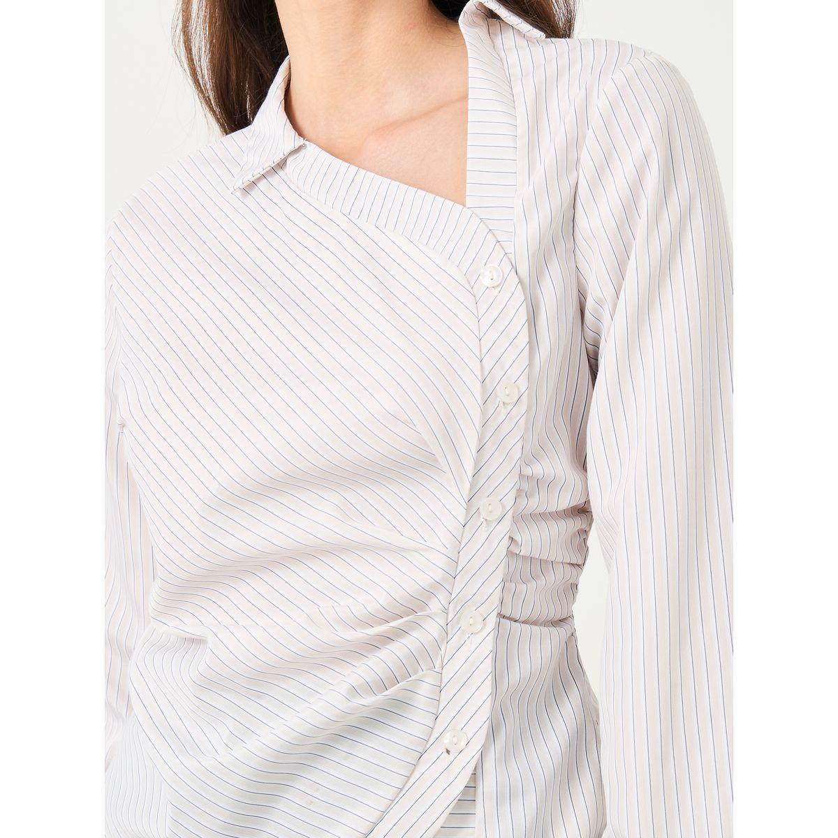 بلوزة مخططة بياقة غير متماثلة-women-clothing-shirtsandblouses-shirts-image-4