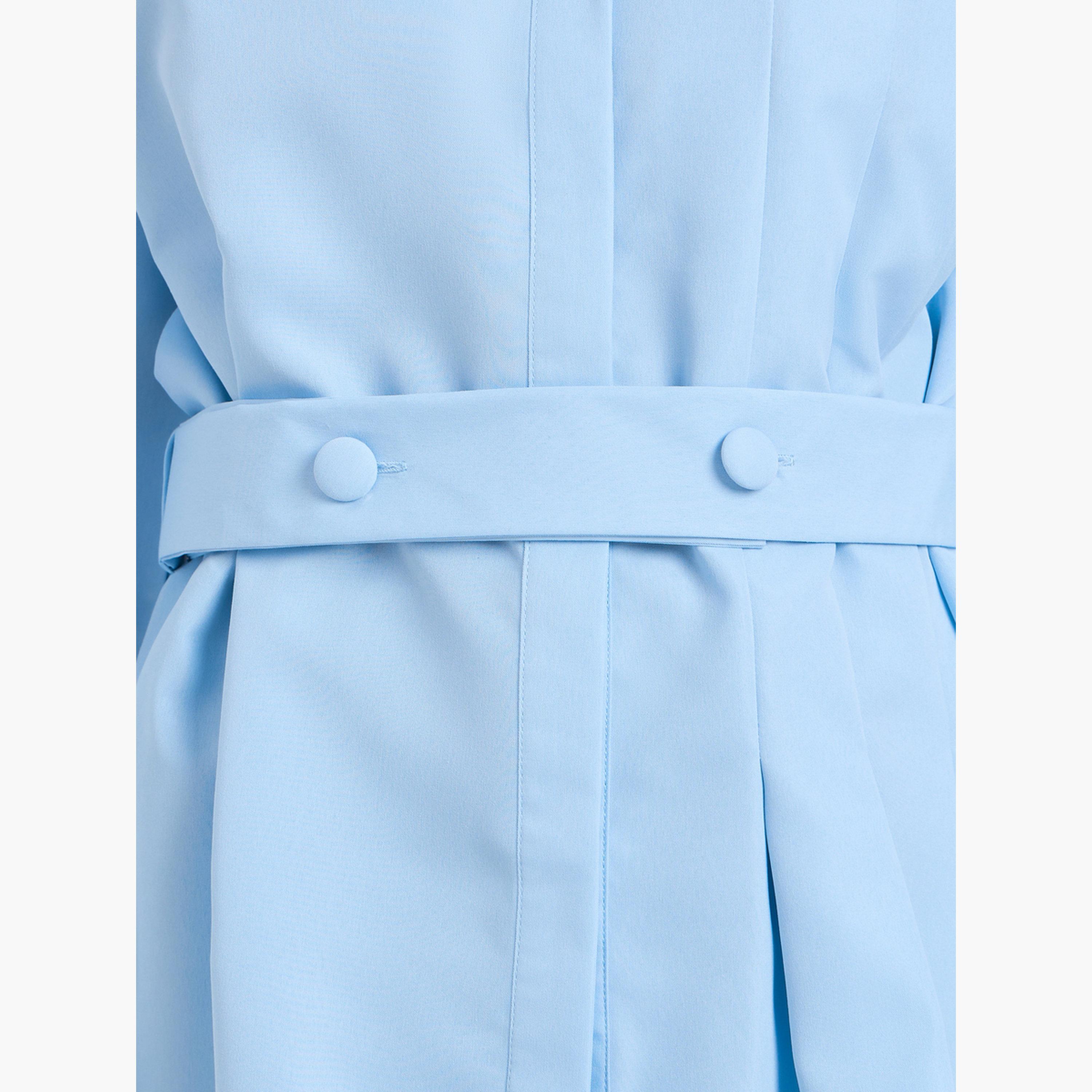 Styli Blue Longline Belted Shirt-women-clothing-shirtsandblouses-shirts-image-3