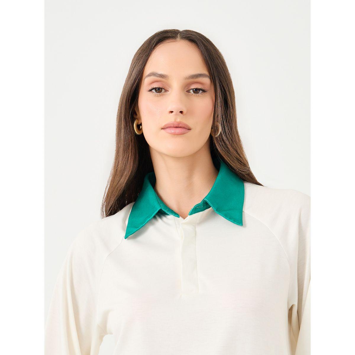 بلوزة مخططة بياقة بولو-women-clothing-tshirts-image-3