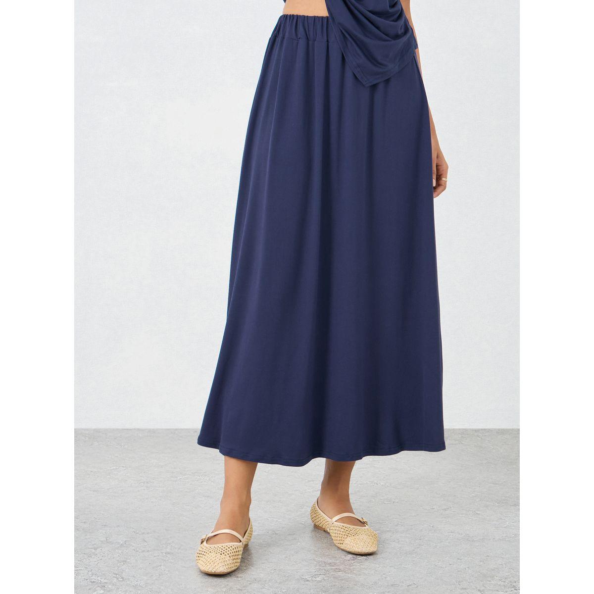 طقم منسق من تنورة وبلوزة بحافة غير متماثلة-women-clothing-coordsets-image-4