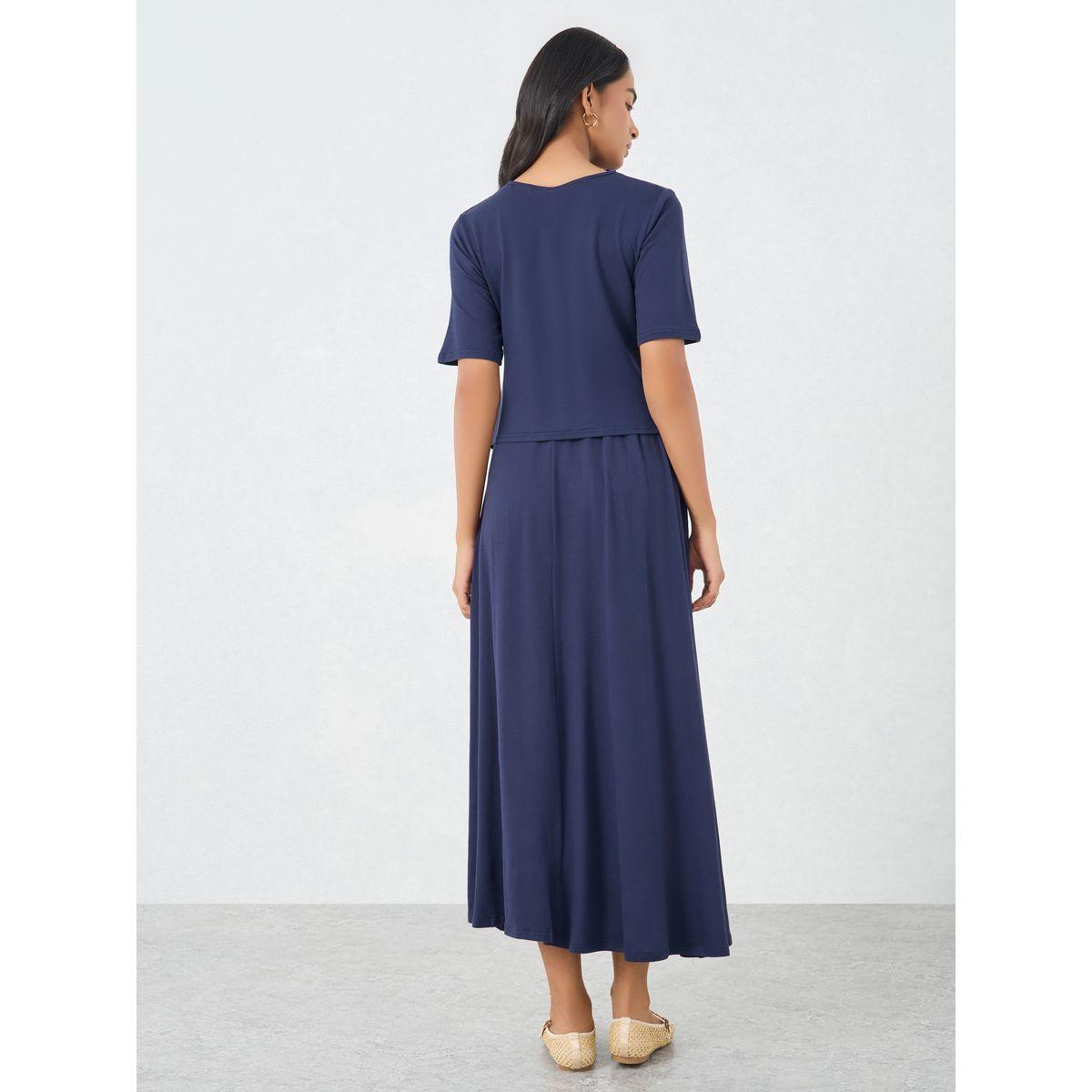 طقم منسق من تنورة وبلوزة بحافة غير متماثلة-women-clothing-coordsets-image-5