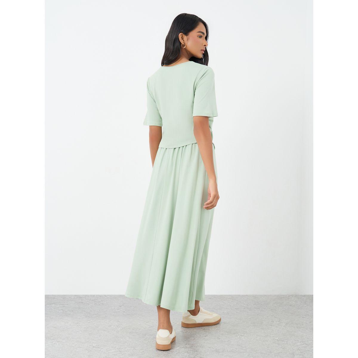 طقم منسق من تنورة وبلوزة بحافة غير متماثلة-women-clothing-coordsets-image-5