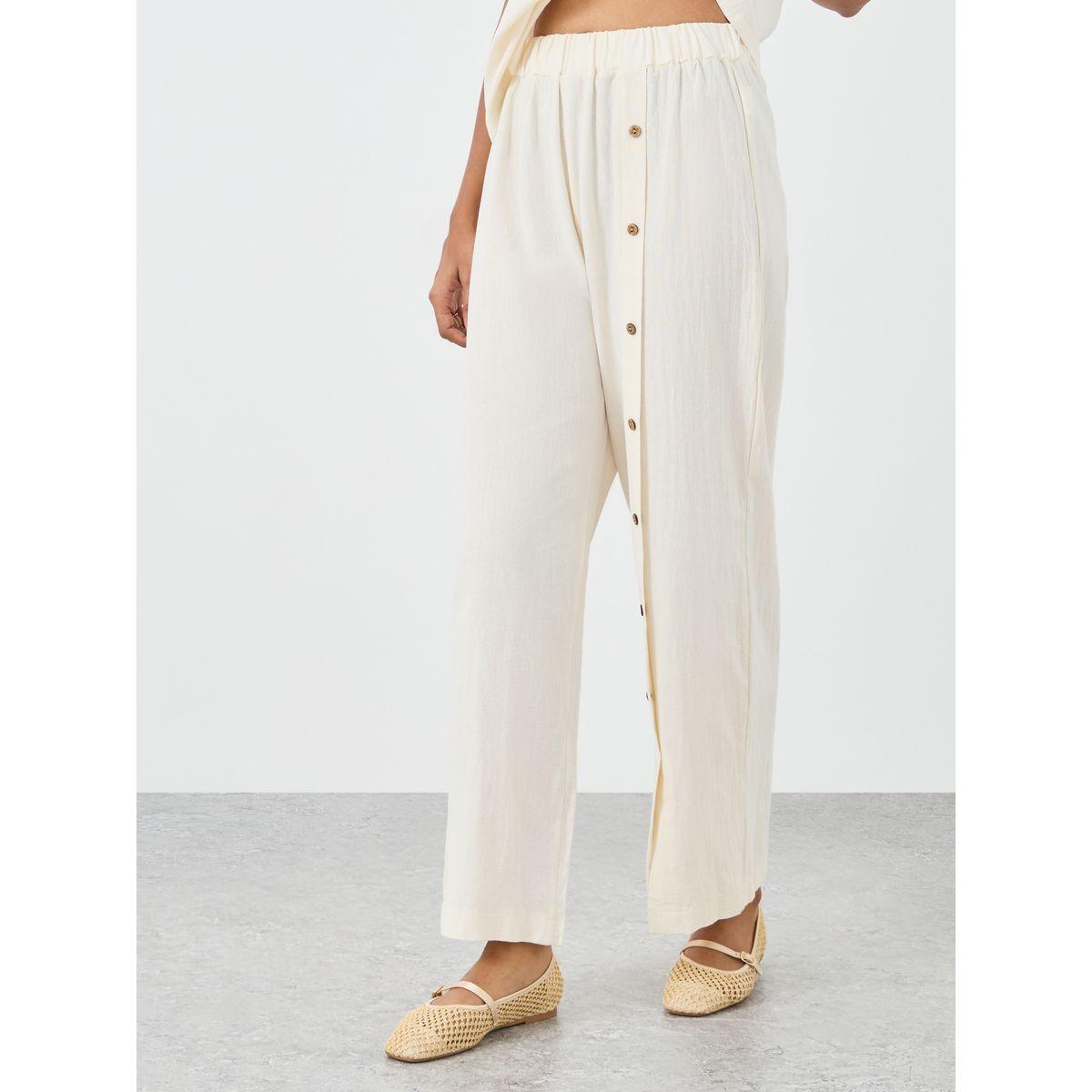 Styli Button Decorated Top and Pants Co-Ords-women-clothing-coordsets-image-4
