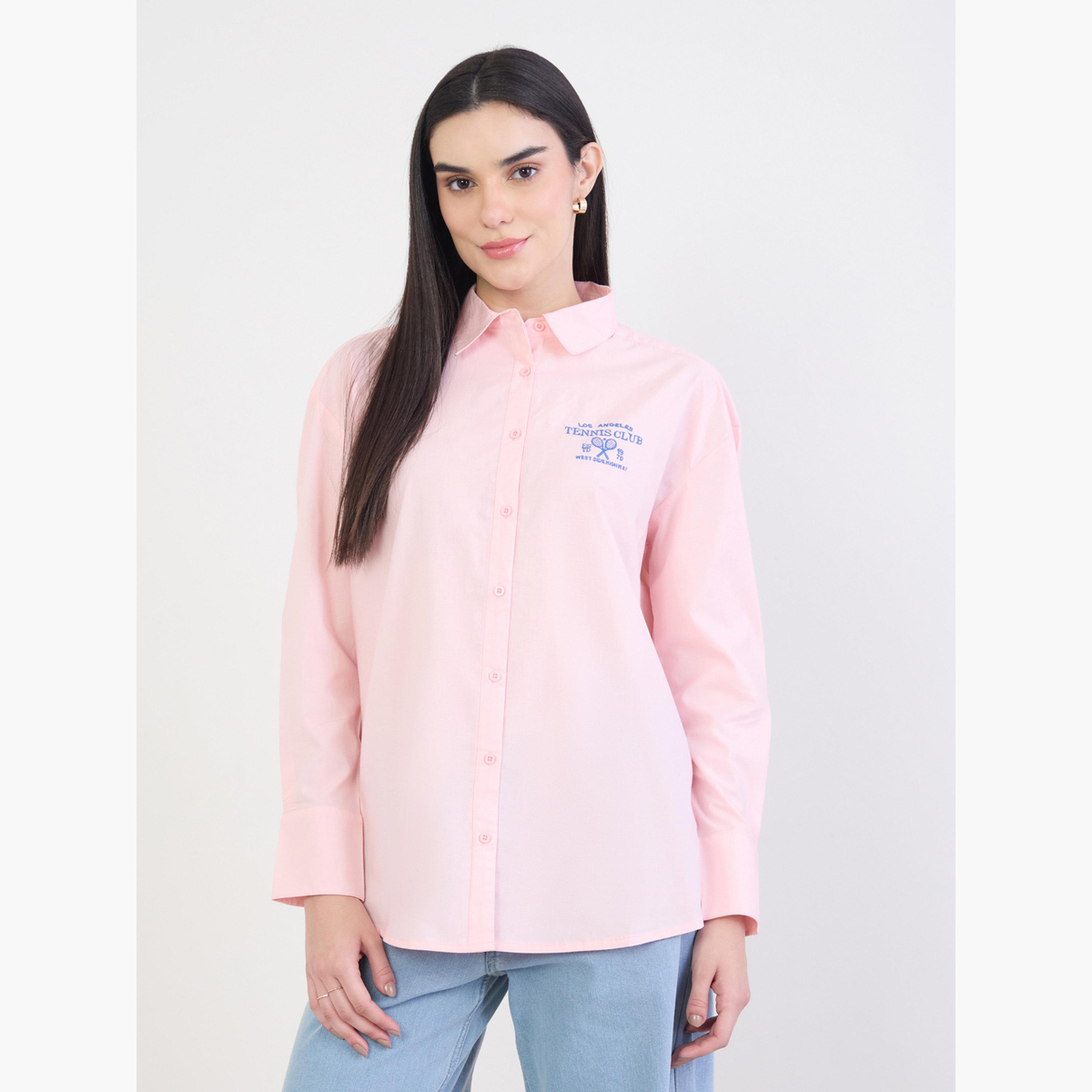 طقم من بلوزة تويد وتنورة-women-clothing-shirtsandblouses-shirts-image-1