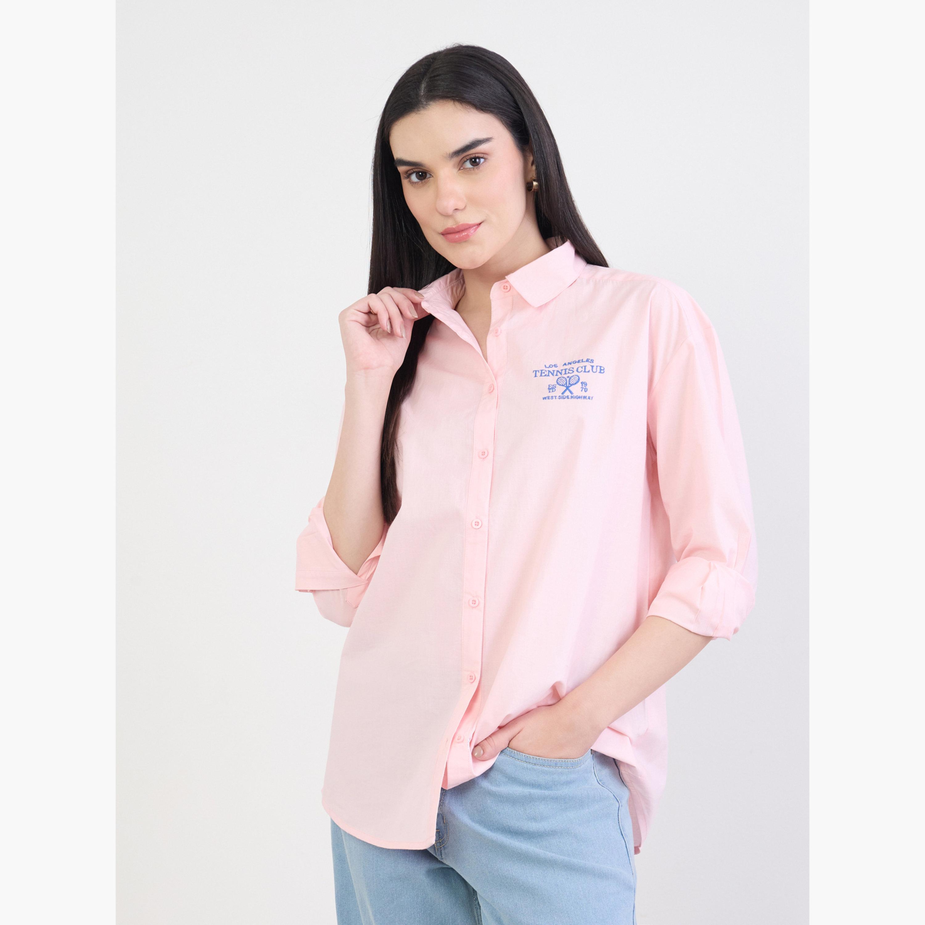 طقم من بلوزة تويد وتنورة-women-clothing-shirtsandblouses-shirts-image-3
