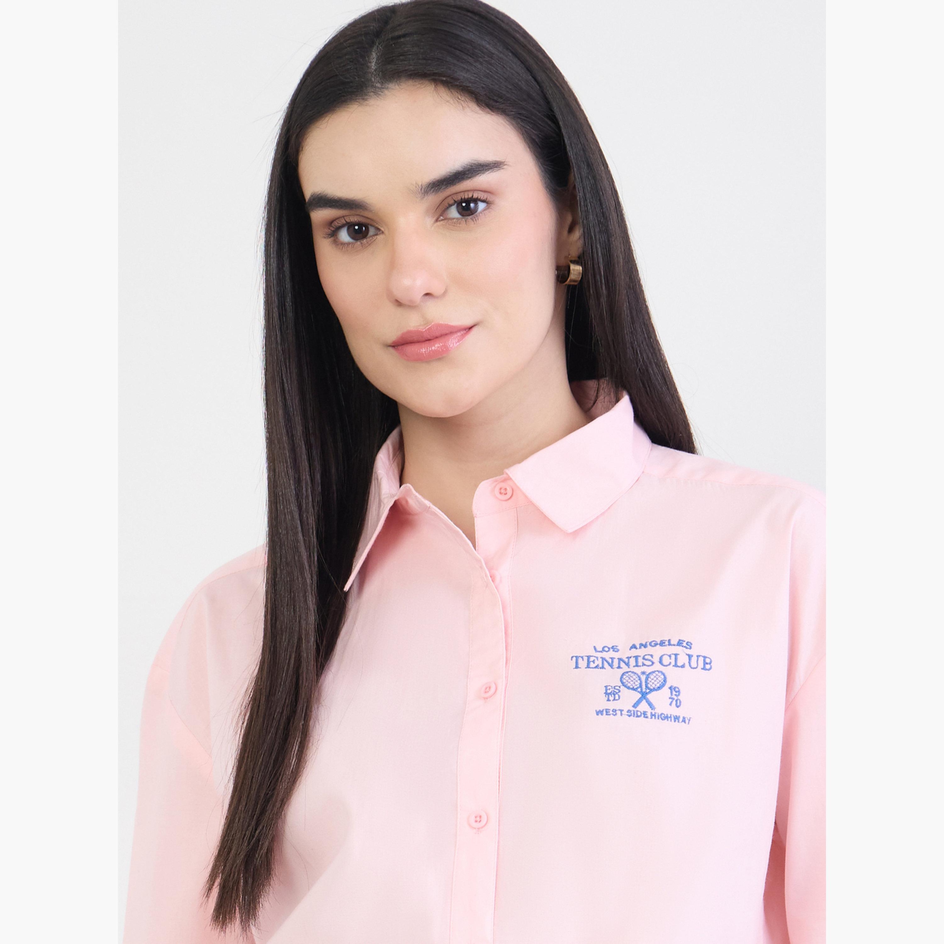 طقم من بلوزة تويد وتنورة-women-clothing-shirtsandblouses-shirts-image-4