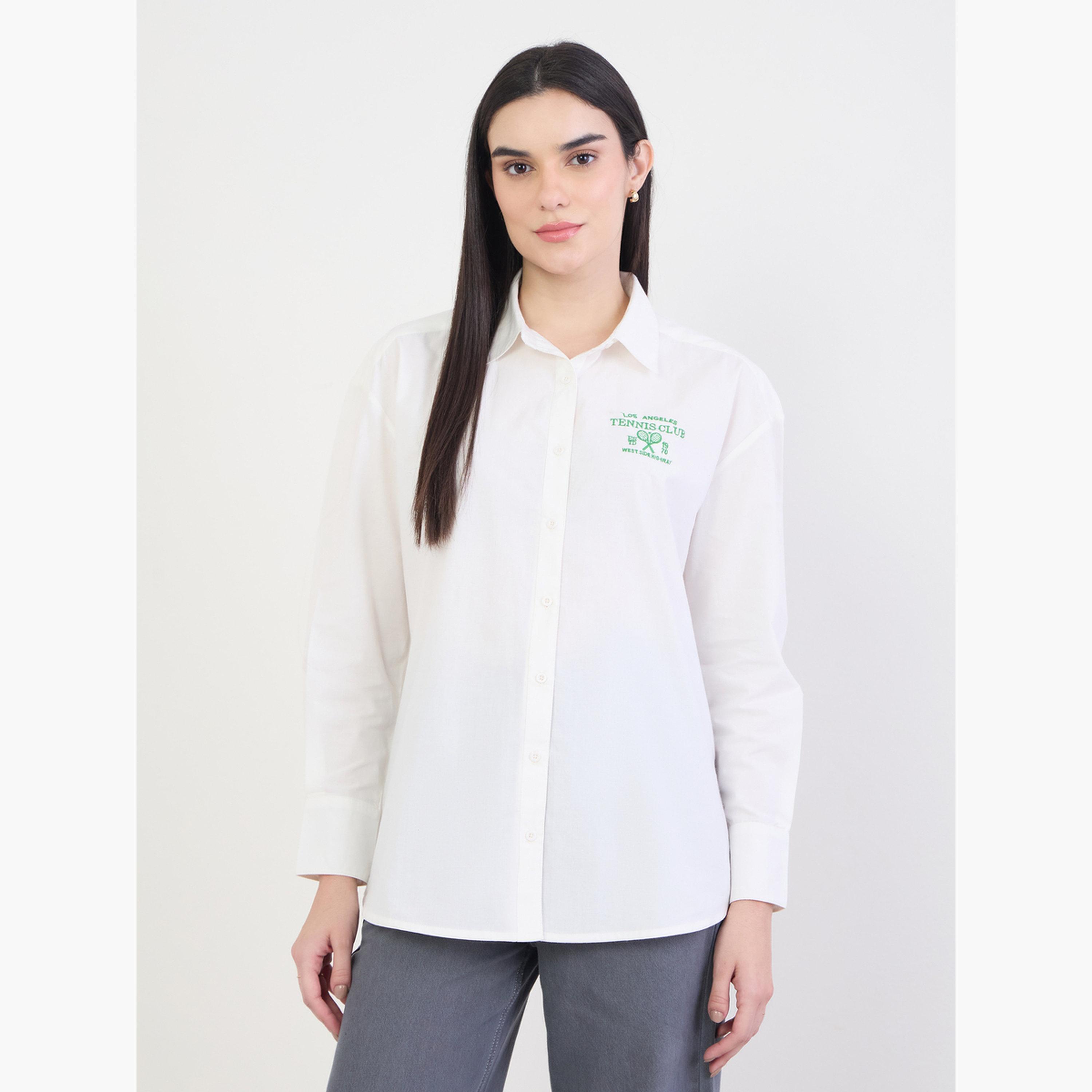 طقم من بلوزة تويد وتنورة-women-clothing-shirtsandblouses-shirts-image-1