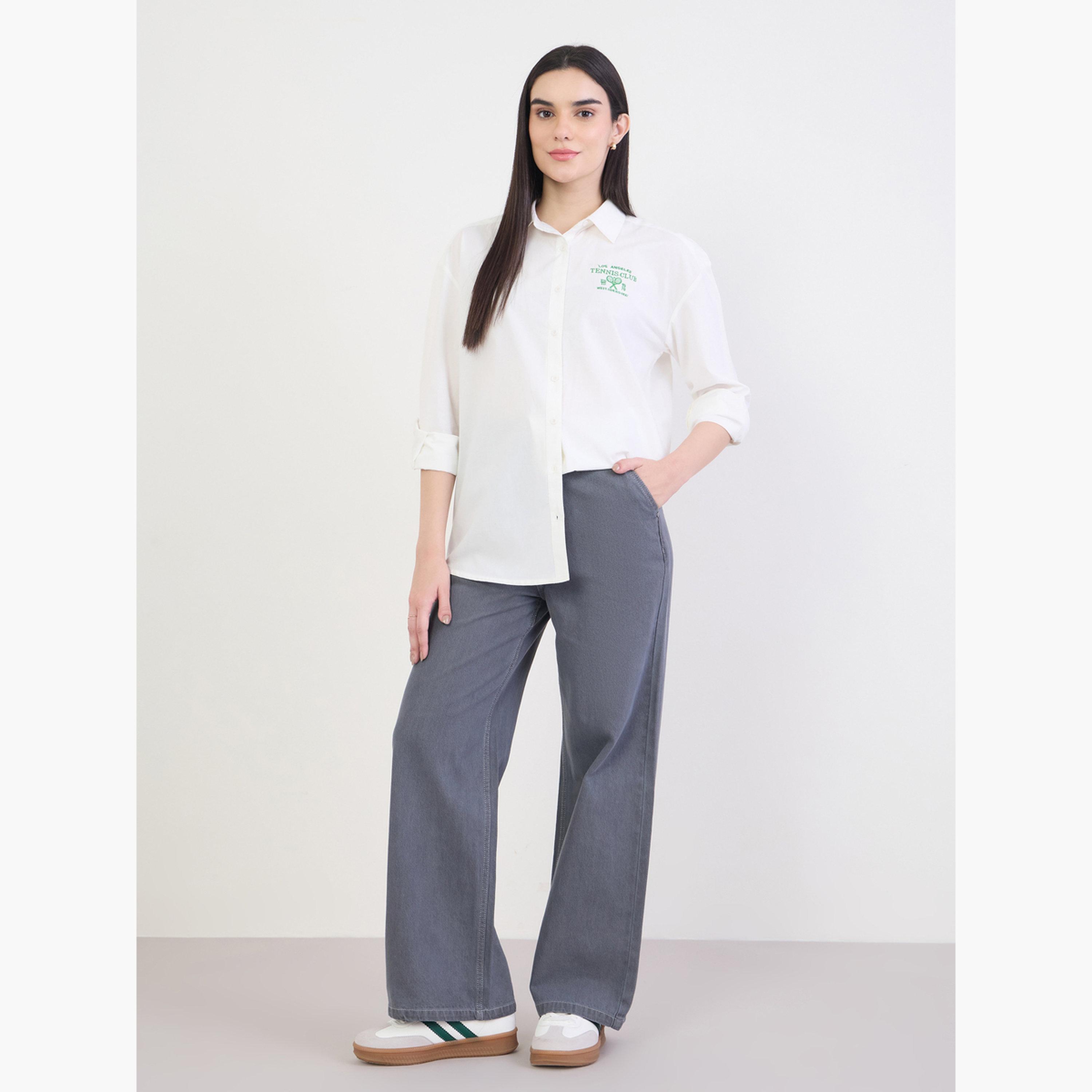 طقم من بلوزة تويد وتنورة-women-clothing-shirtsandblouses-shirts-image-2